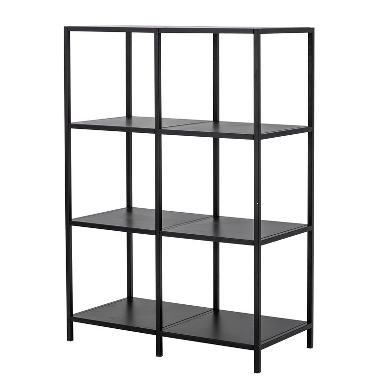 Bloomingville-collectie Valde Bookcase Black Metal
