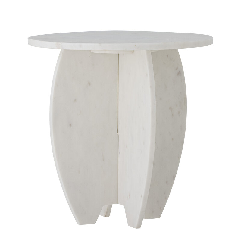 Bloomingville-collectie Sendai Pedestal White Marble