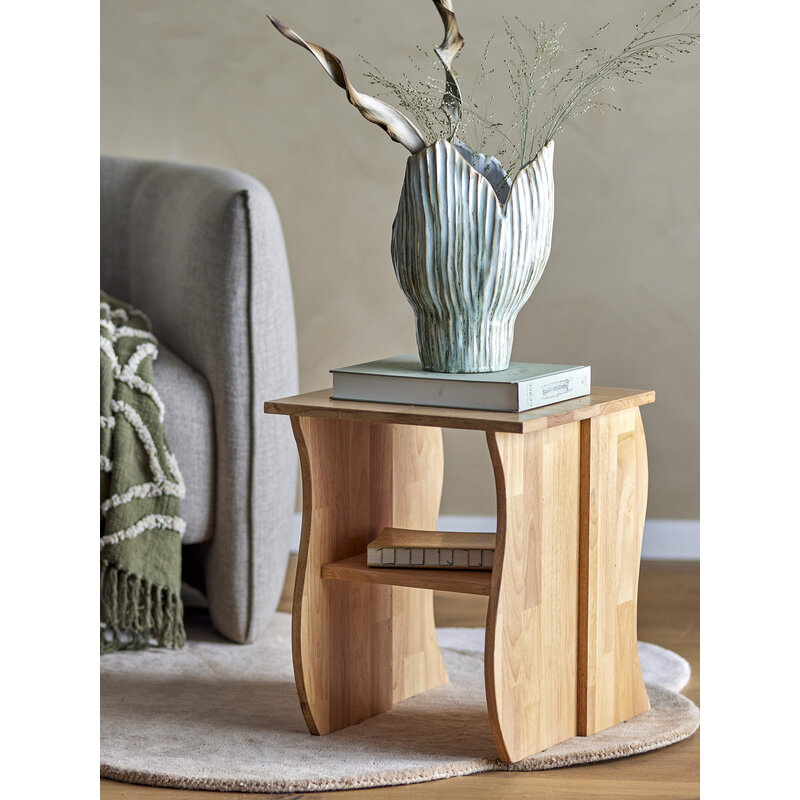 Bloomingville-collectie Bark Stool Nature Rubberwood