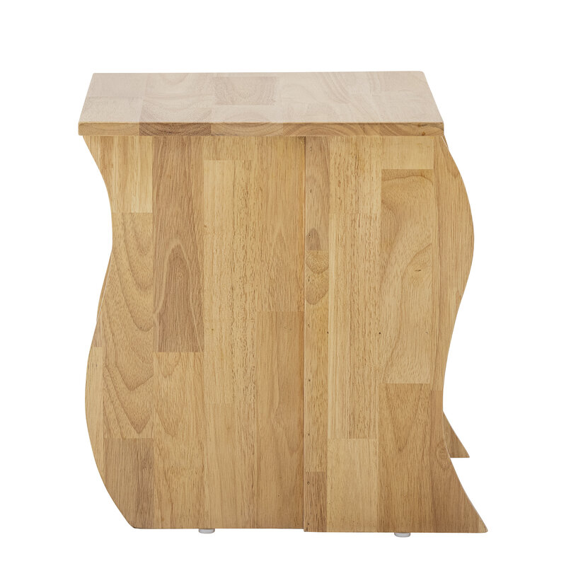 Bloomingville-collectie Bark Stool Nature Rubberwood