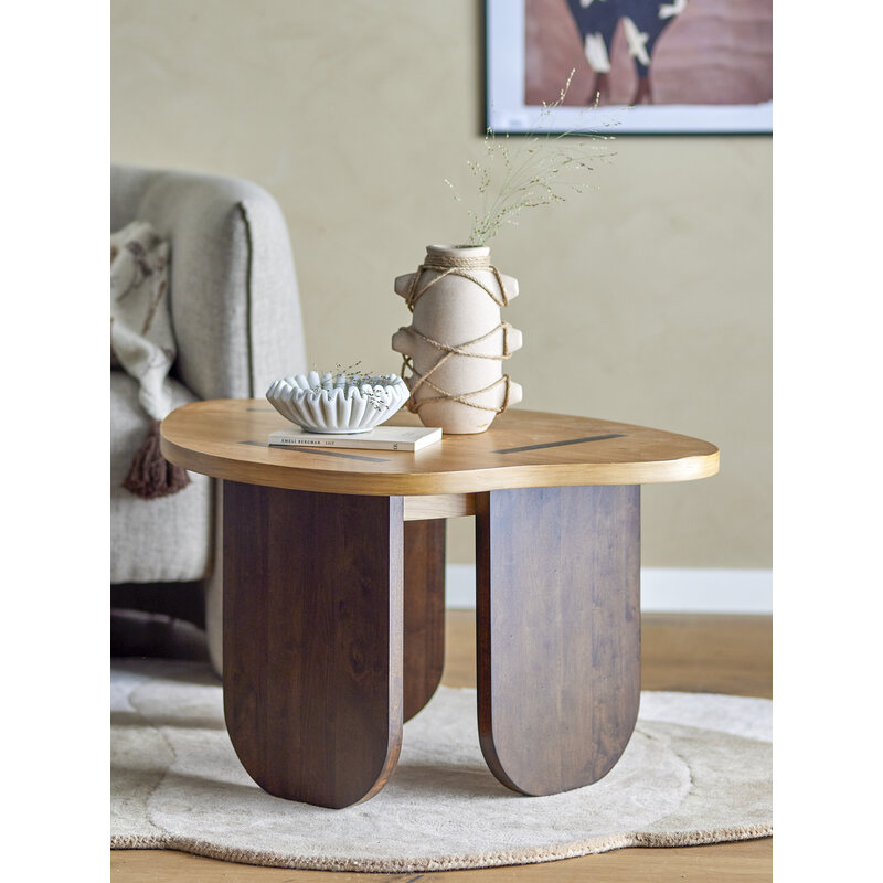 Bloomingville-collectie Cilas Salontafel Nature Rubberwood