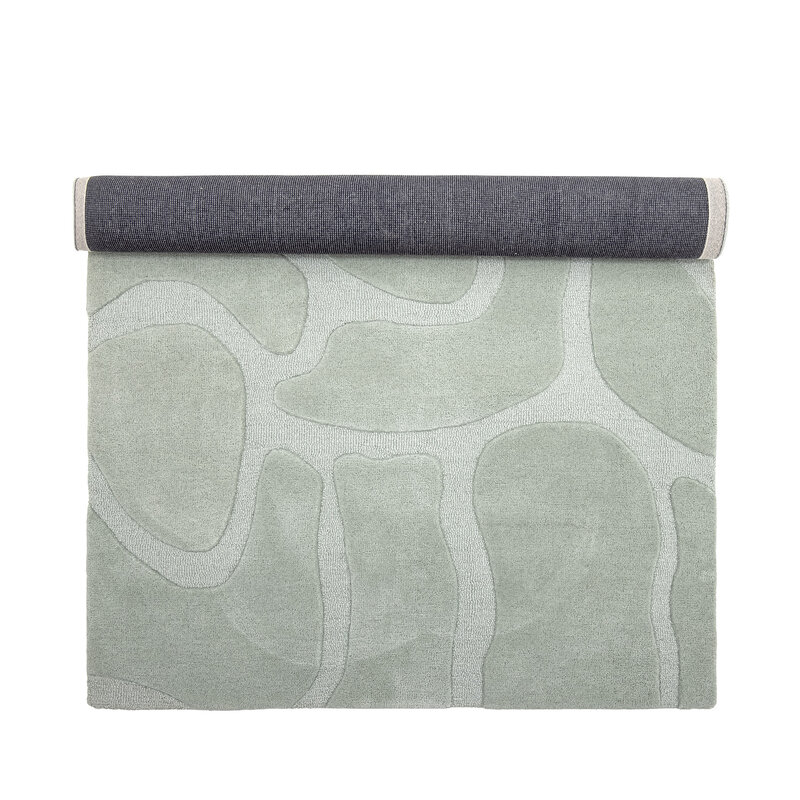 Bloomingville-collectie Darlington Rug Green Wool