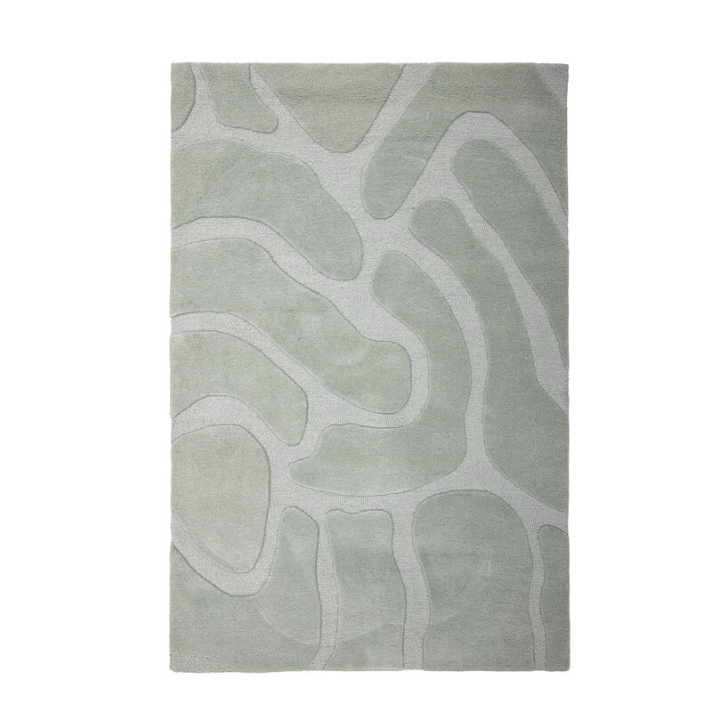 Bloomingville-collectie Darlington Rug Green Wool