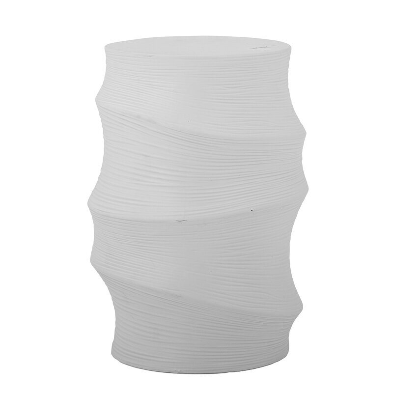 Bloomingville-collectie Volise Side Table White Stoneware