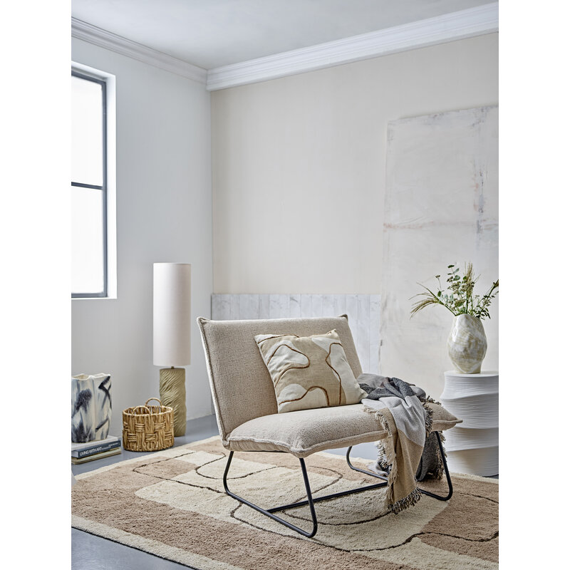 Bloomingville-collectie Volise Side Table White Stoneware