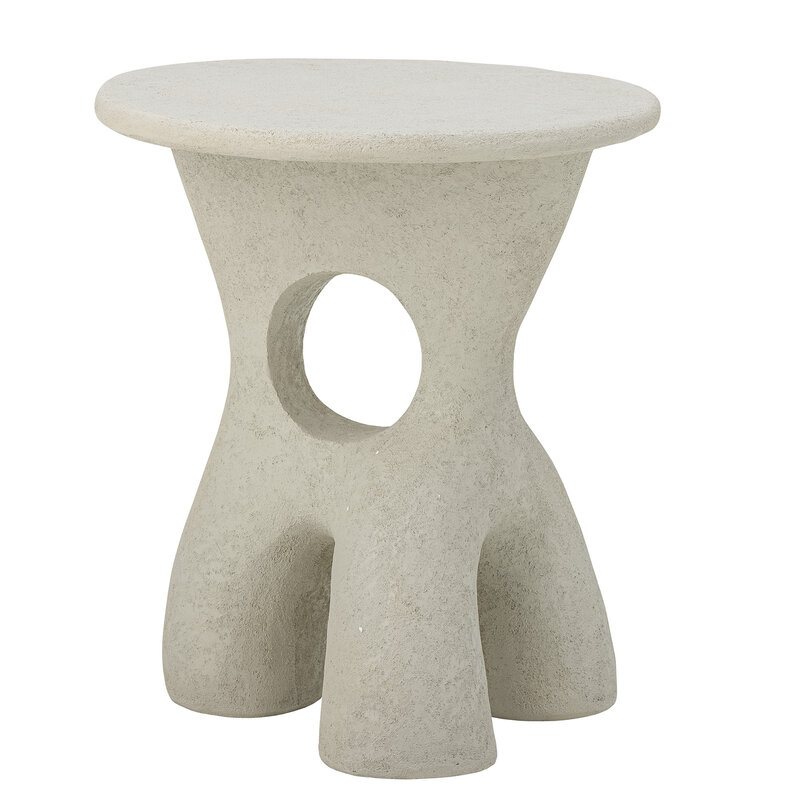 Bloomingville-collectie Amiee Side Table White Polyresin