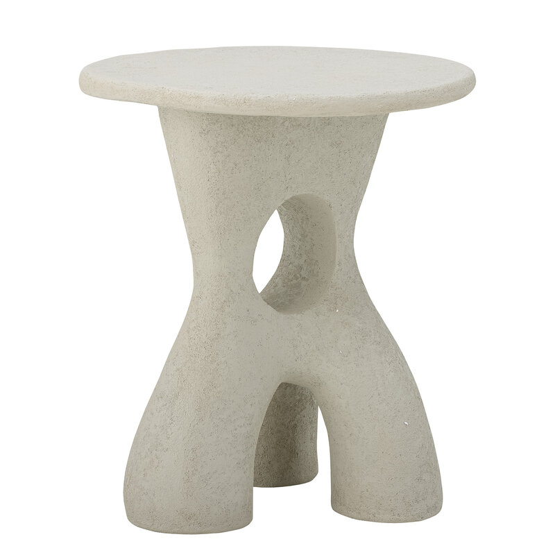 Bloomingville-collectie Amiee Side Table White Polyresin