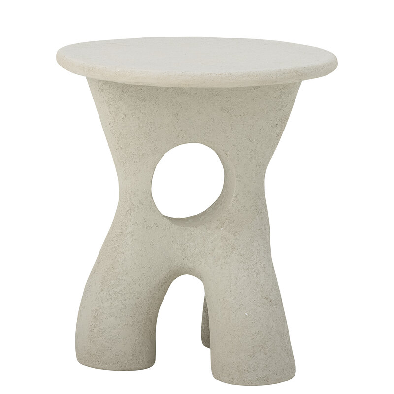 Bloomingville-collectie Amiee Side Table White Polyresin