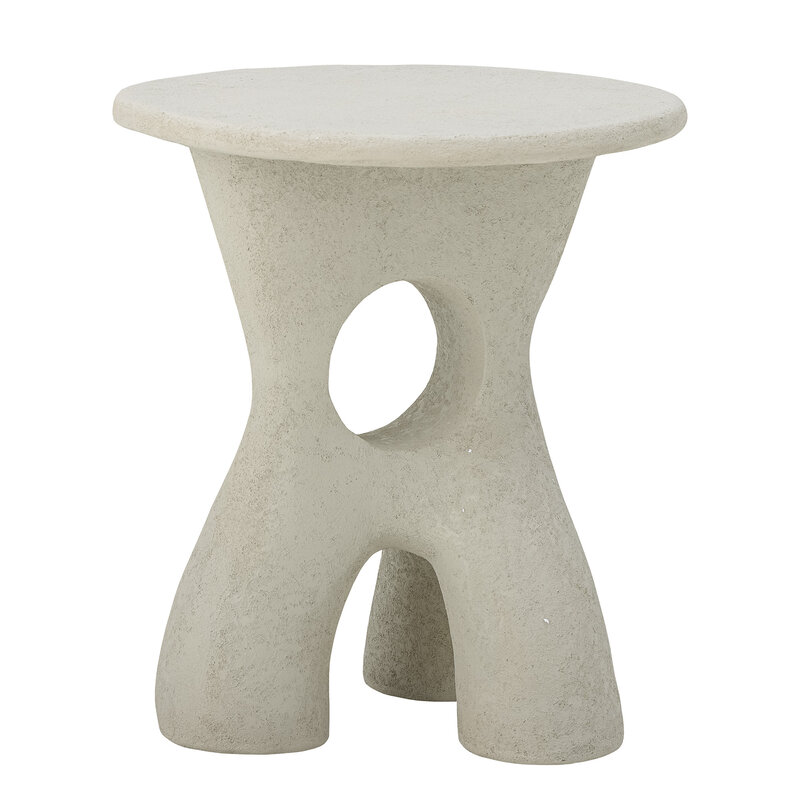 Bloomingville-collectie Amiee Side Table White Polyresin