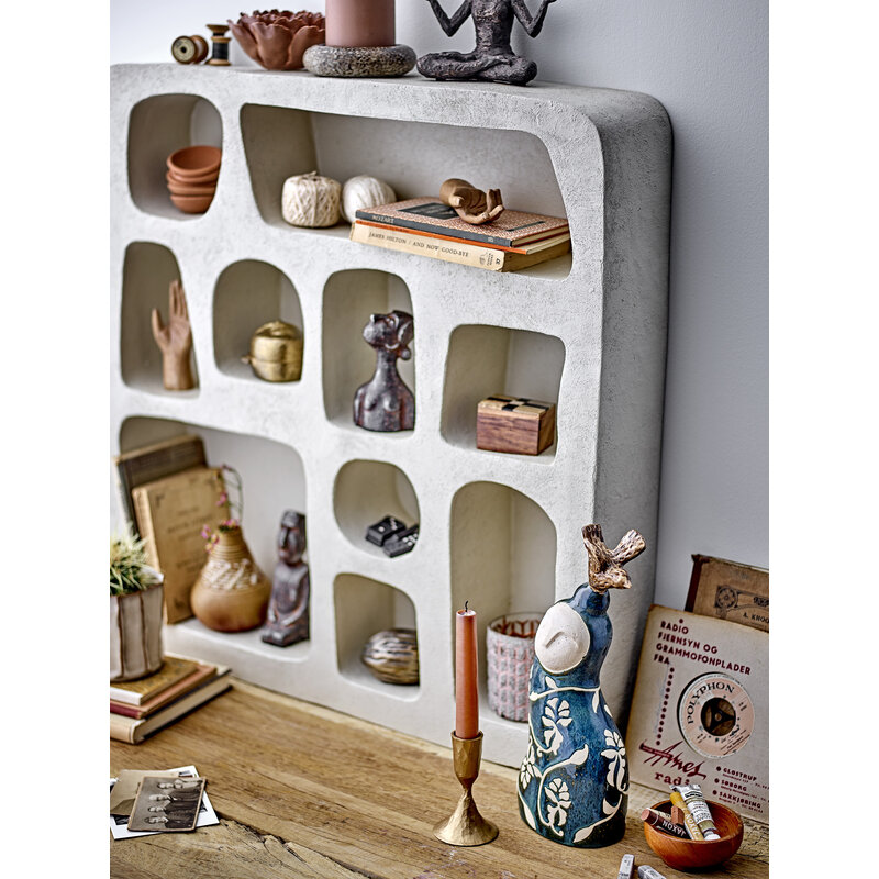 Bloomingville-collectie Antonio Shelf Nature Polyresin