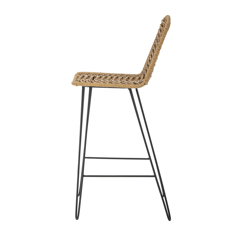 Bloomingville-collectie Vargas Bar Chair Nature Polyrattan