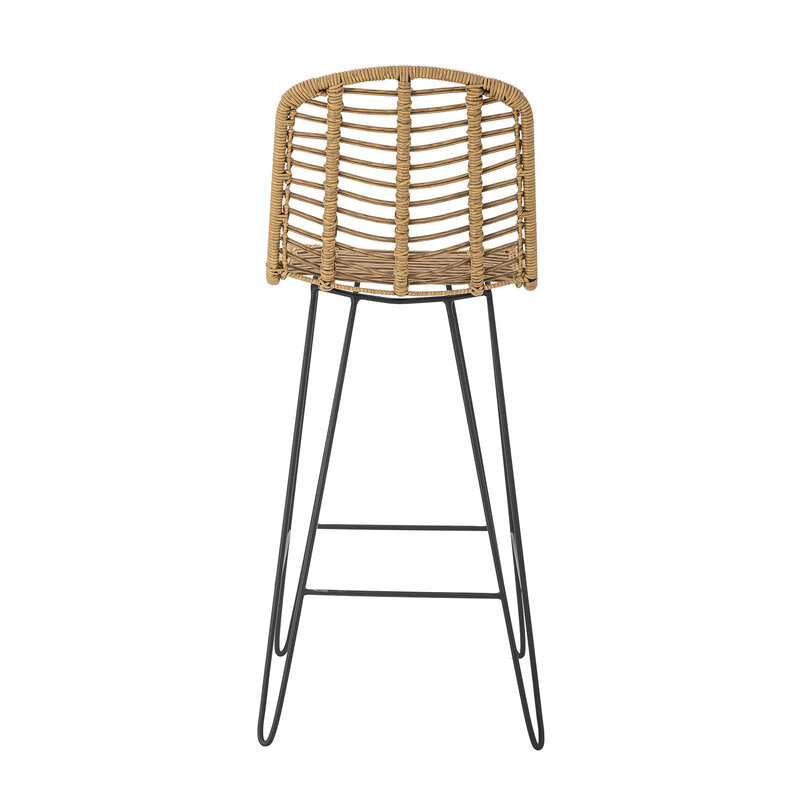 Bloomingville-collectie Vargas Bar Chair Nature Polyrattan