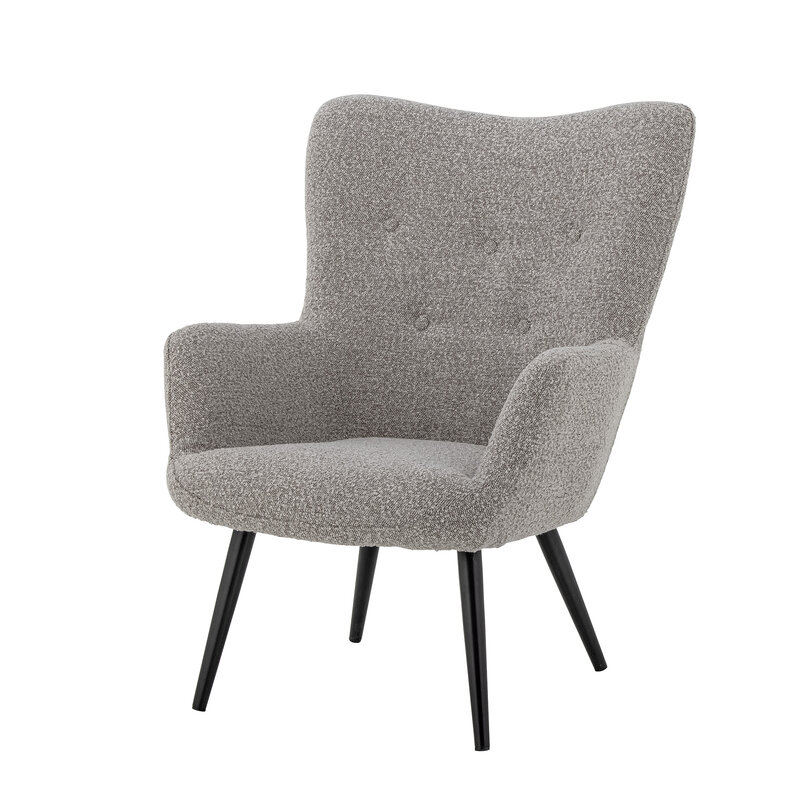 Bloomingville-collectie Perry Lounge Chair Nature Polyester