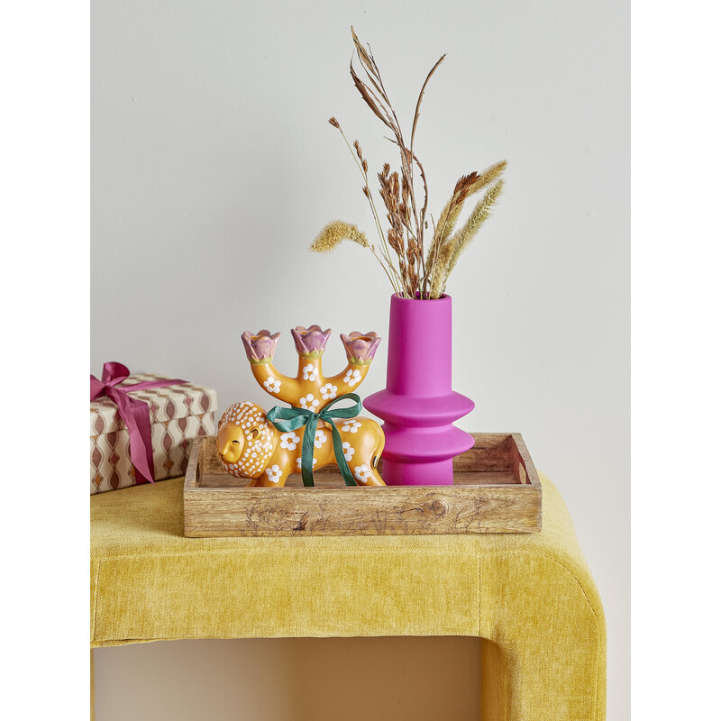 Bloomingville-collectie Bobbie Stool Yellow Polyester