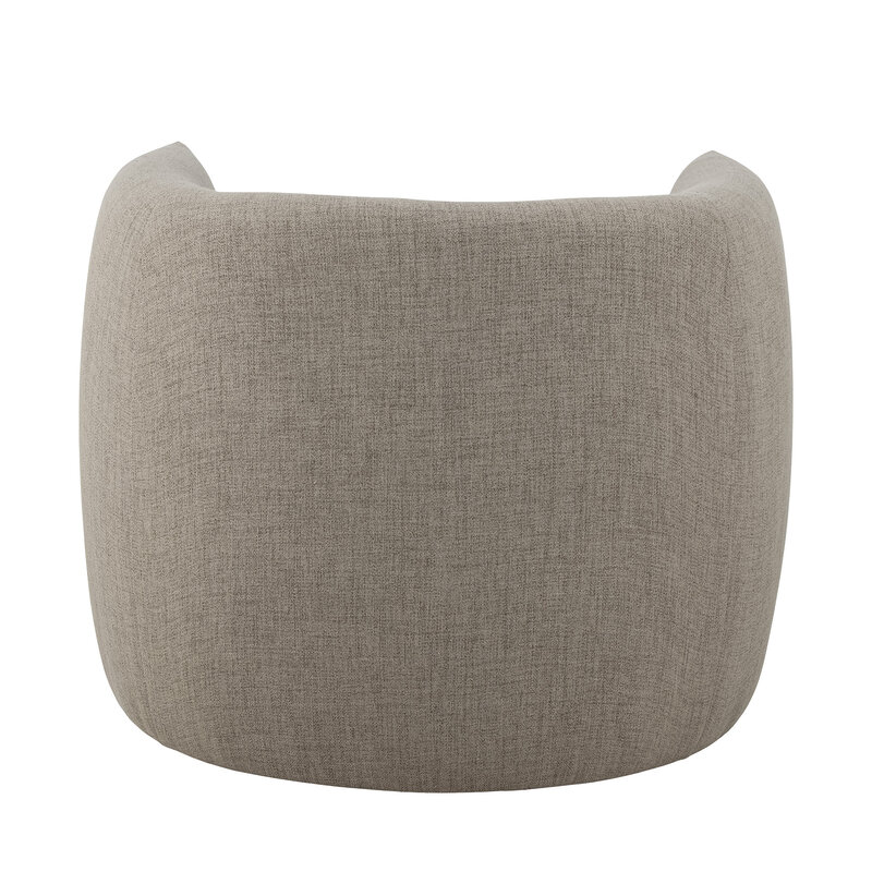 Bloomingville-collectie Bacio Lounge Chair Nature Recycled Polyester
