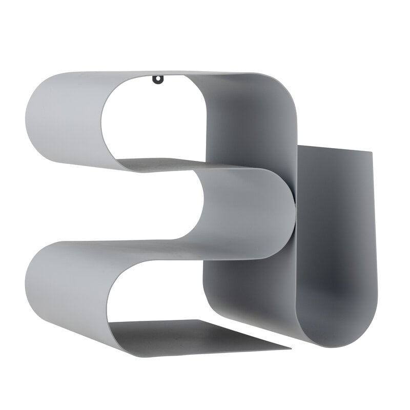 Bloomingville-collectie Berra Magazine Holder Grey Metal