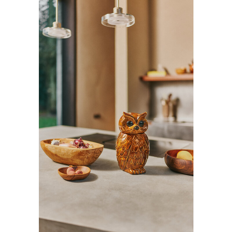 HKLIVING-collectie Acacia apple bowl M