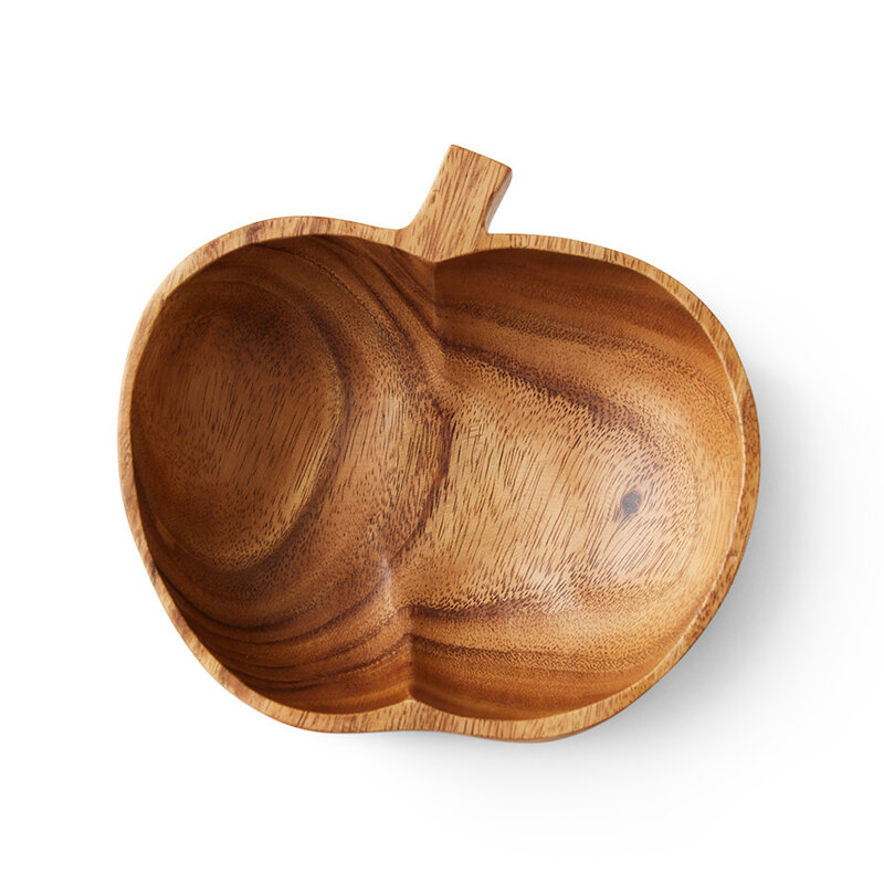 HKLIVING-collectie Acacia apple bowl L