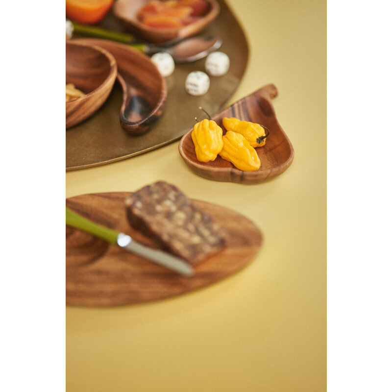 HKLIVING-collectie Acacia pear bowl M