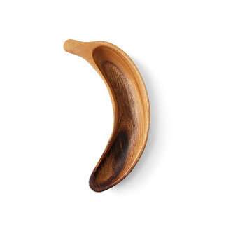 HKLIVING Acacia banana bowl