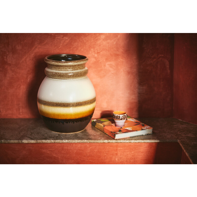 HKLIVING-collectie Grand floor vase vanilla