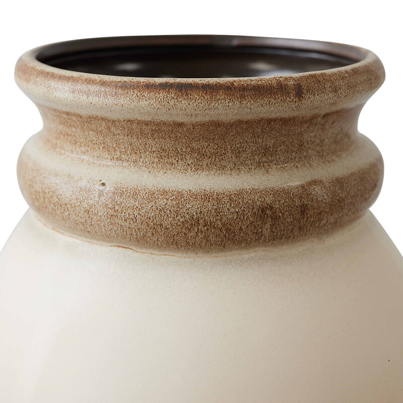 HKLIVING-collectie Grand floor vase vanilla