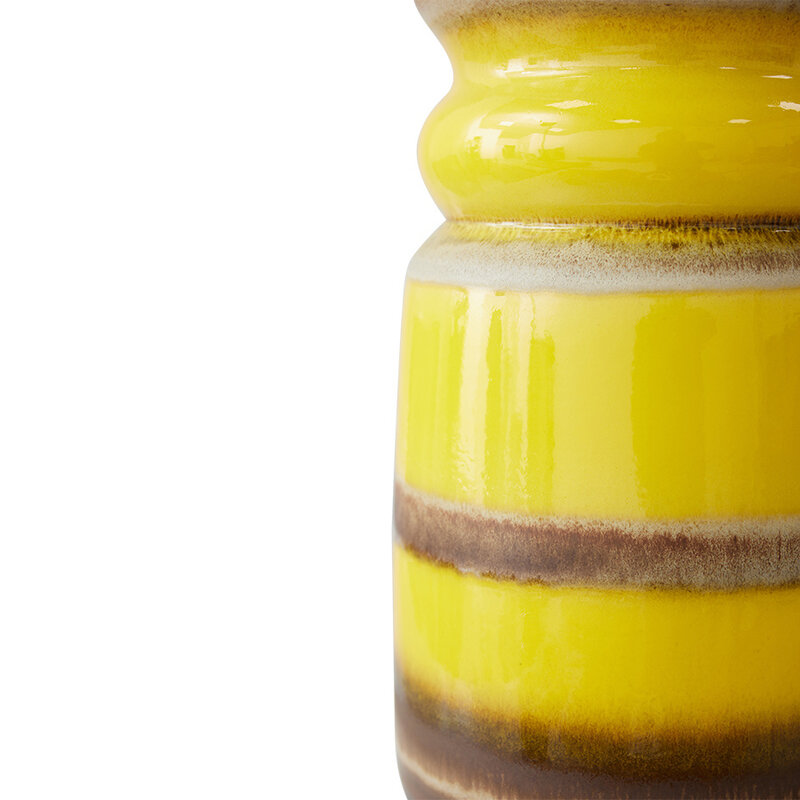 HKLIVING-collectie Grand floor vase honey