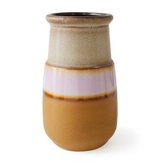 HKliving Grand floor vase caramel