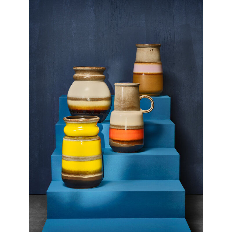 HKLIVING-collectie Grand floor vase caramel