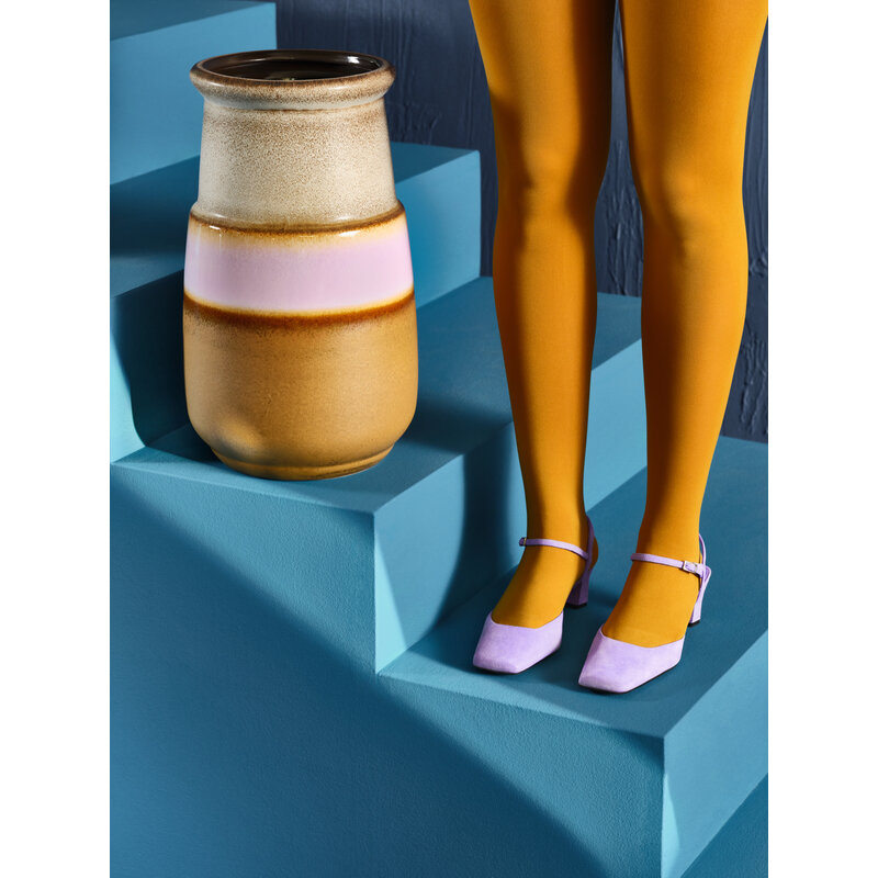 HKLIVING-collectie Grand floor vase caramel