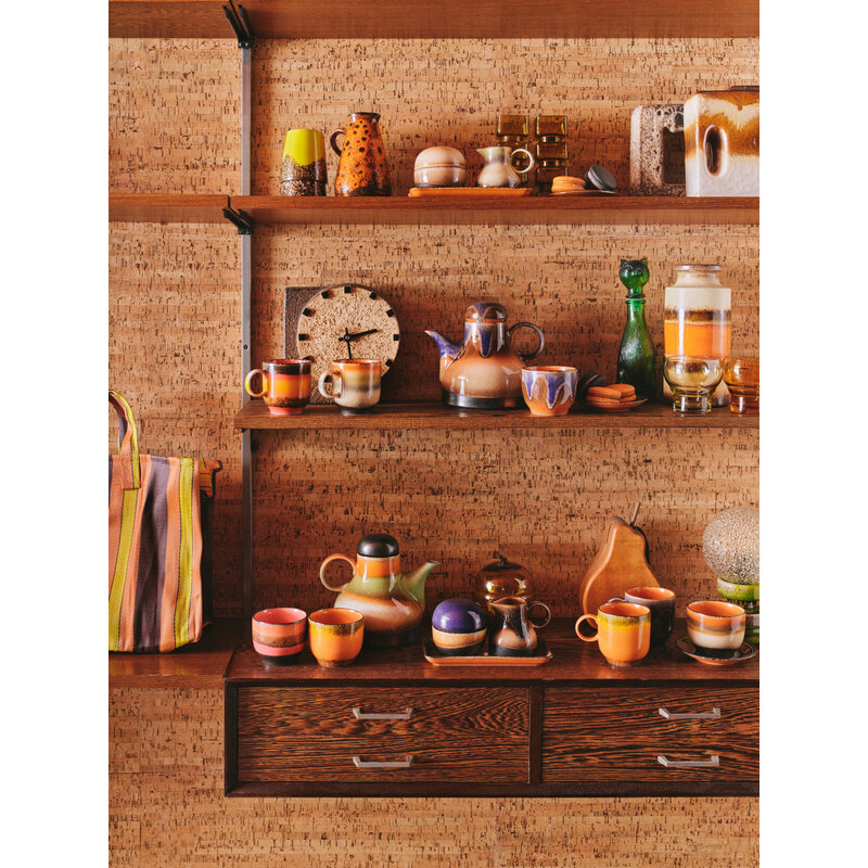 HKLIVING-collectie 70s Keramieks: koffiepot morning