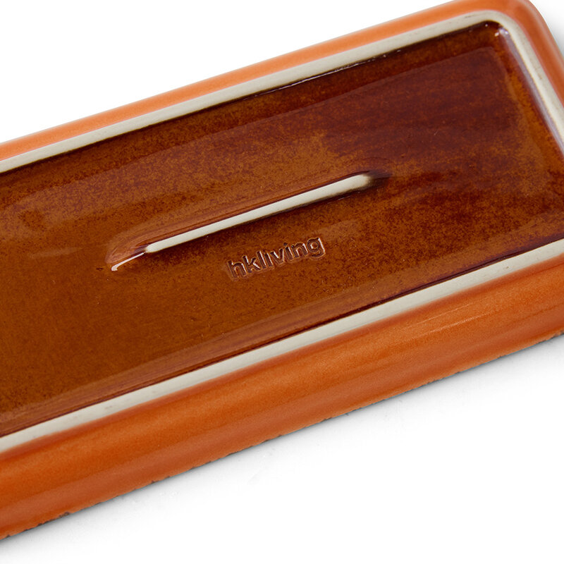 HKLIVING-collectie 70s ceramics: small trays twenty four hours (set of 2)