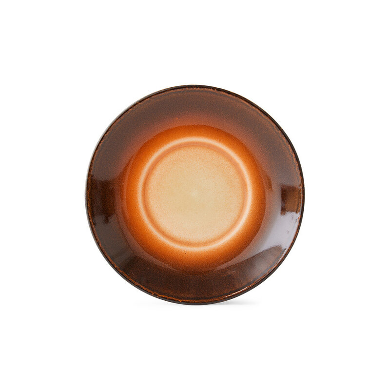 HKLIVING-collectie 70s ceramics: saucers roasts (set of 4)