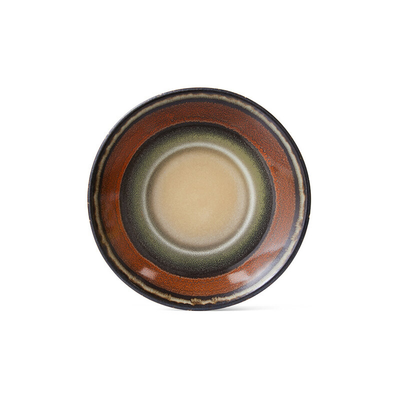 HKLIVING-collectie 70s ceramics: saucers roasts (set of 4)
