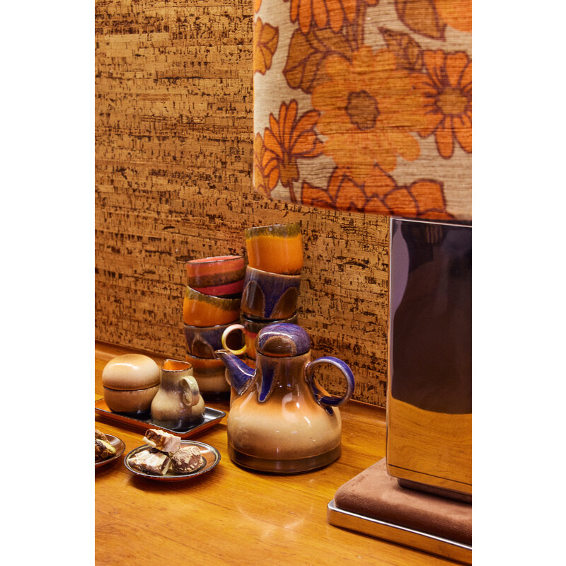 HKliving-collectie 70s ceramics: coffee cups java (set of 4)