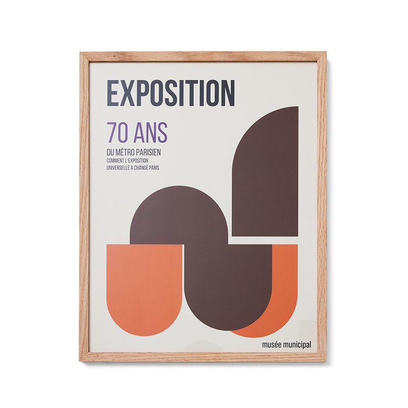 HKliving-collectie Framed artwork parisian metro