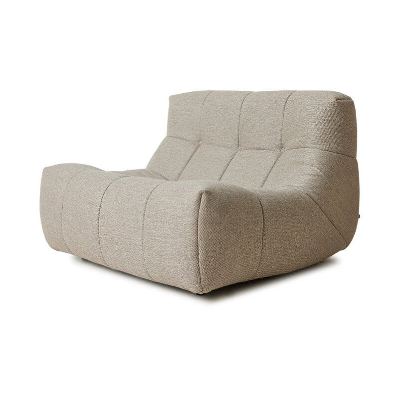 HKliving-collectie Lazy lounge chair outdoor natural