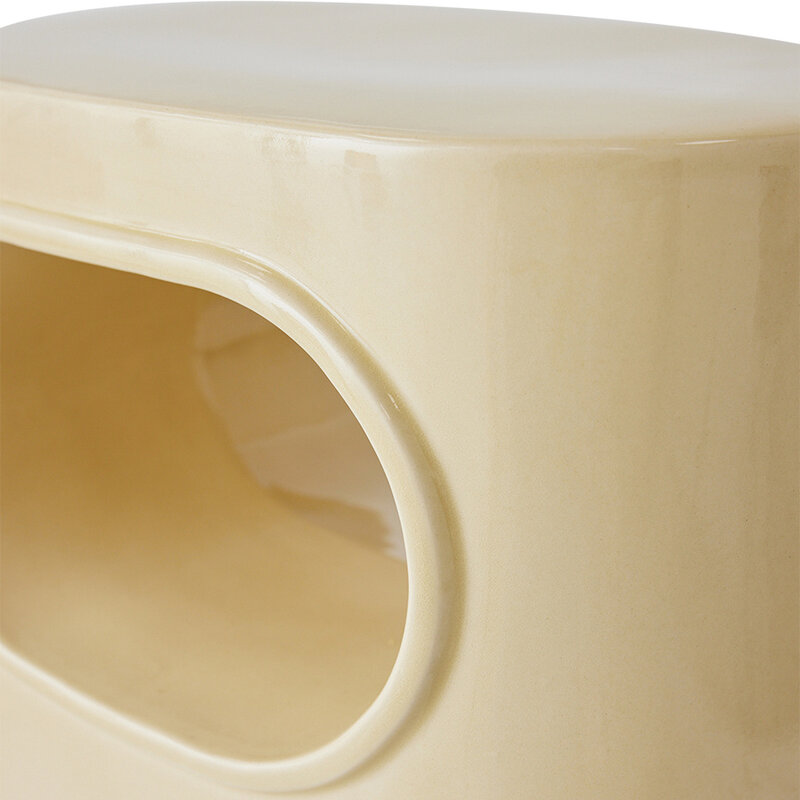 HKliving-collectie Space side table cream