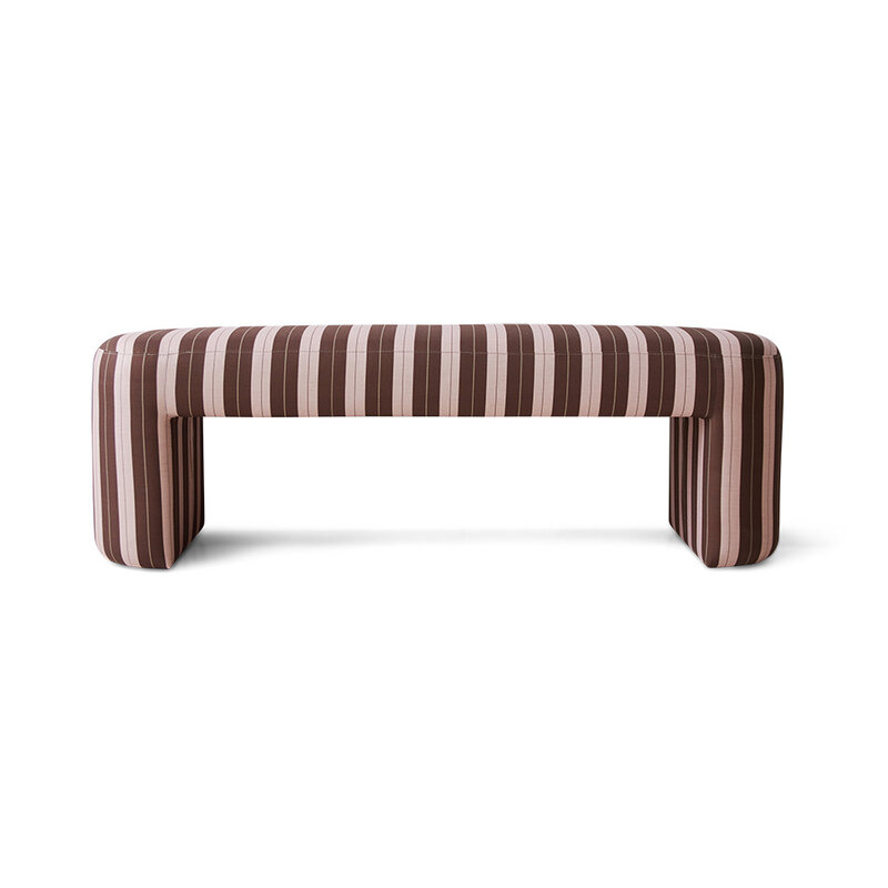 HKLIVING-collectie Lobby bench striped