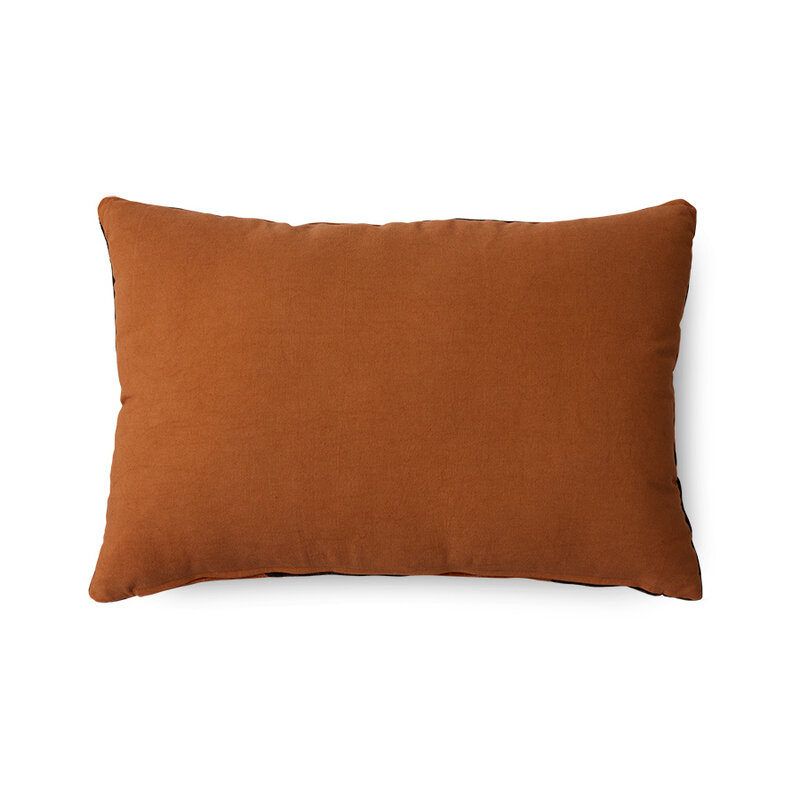 HKLIVING-collectie Striped velvet cushion september (60x40cm)