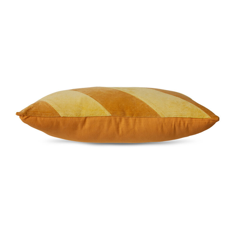 HKLIVING-collectie Striped velvet kussen april (60x40cm)