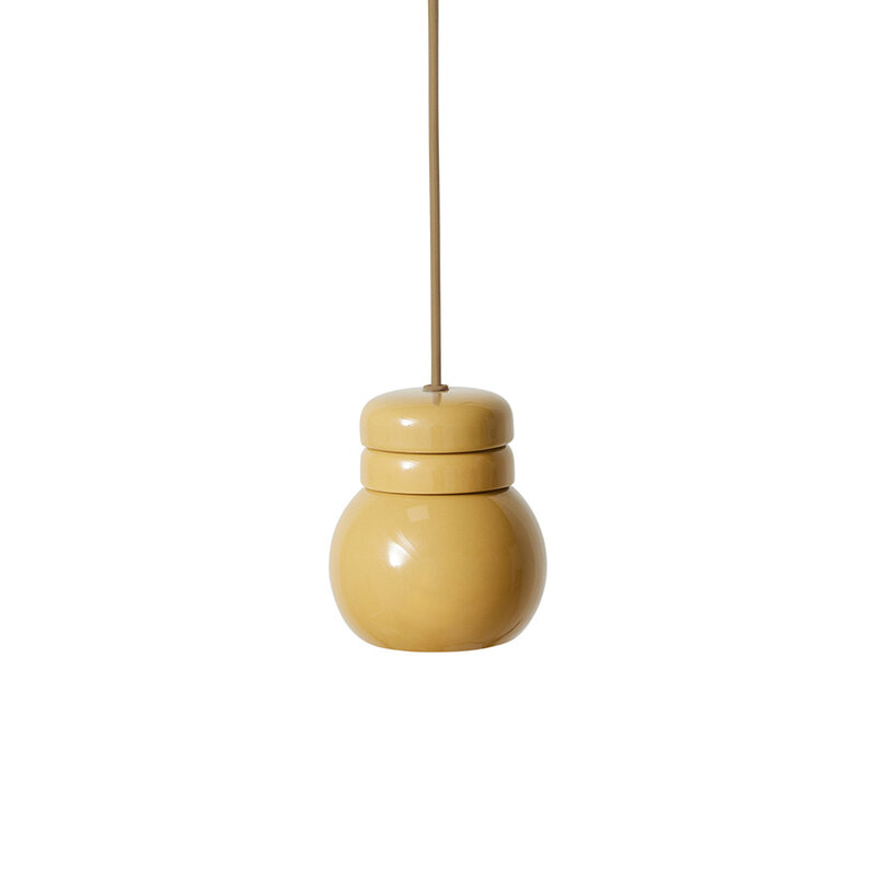 HKLIVING-collectie Bulb pendant lamp mustard