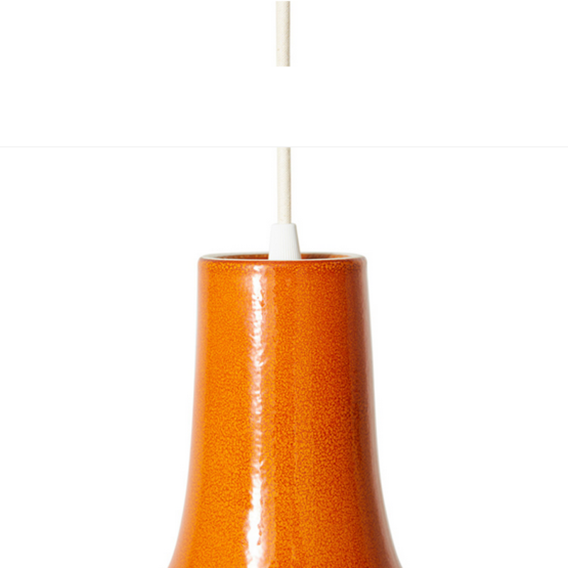 HKLIVING-collectie Dangle pendant lamp orange
