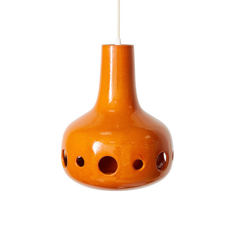 HKLIVING-collectie Dangle pendant lamp orange