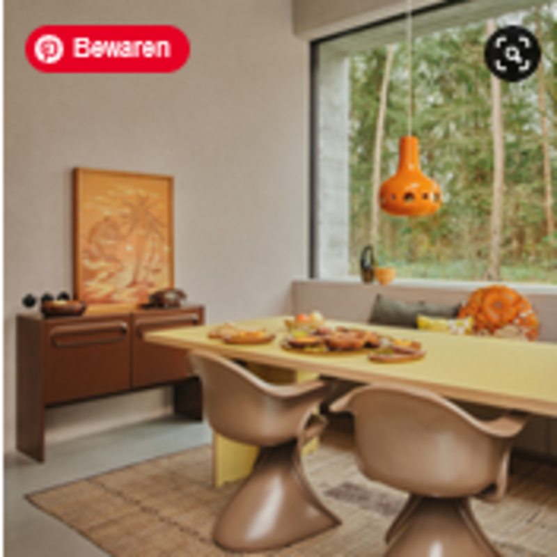 HKLIVING-collectie Dangle pendant lamp orange