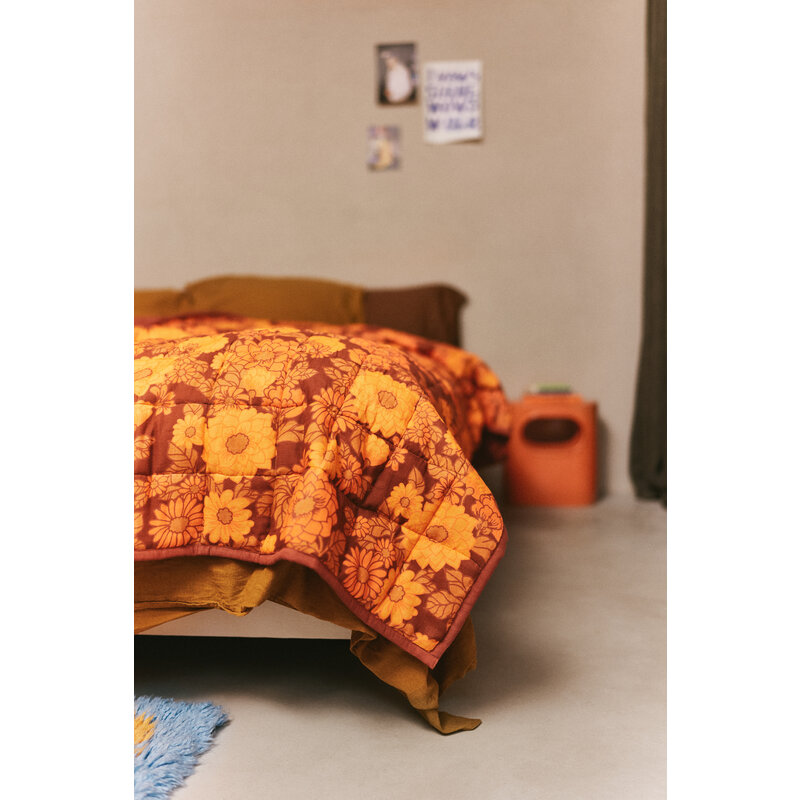 HKLIVING-collectie Quilted bedspread floral (240x260cm)