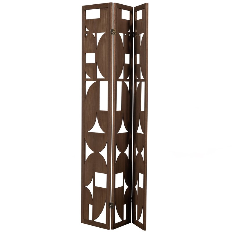 WOOOD-collectie Alana Folding Screen Wood Natural