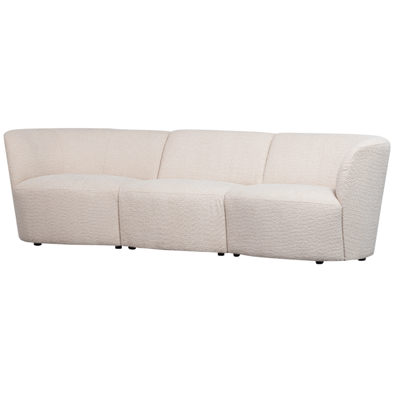 WOOOD-collectie Coco 3-Zits Boucle Creme