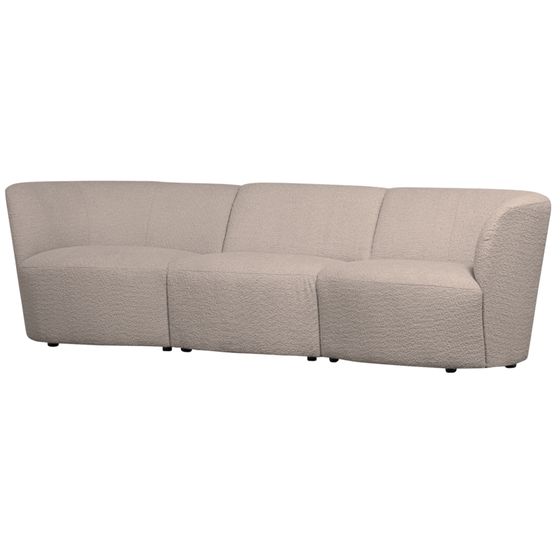 WOOOD-collectie Coco 3-Seater Boucle Sand