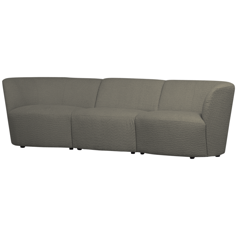 WOOOD-collectie Coco 3-Seater Boucle Warm Green